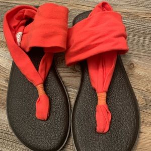 Coral Sandals